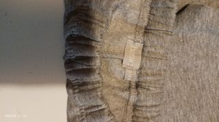 Calções Cinza criança 4 anos Cintura elástica