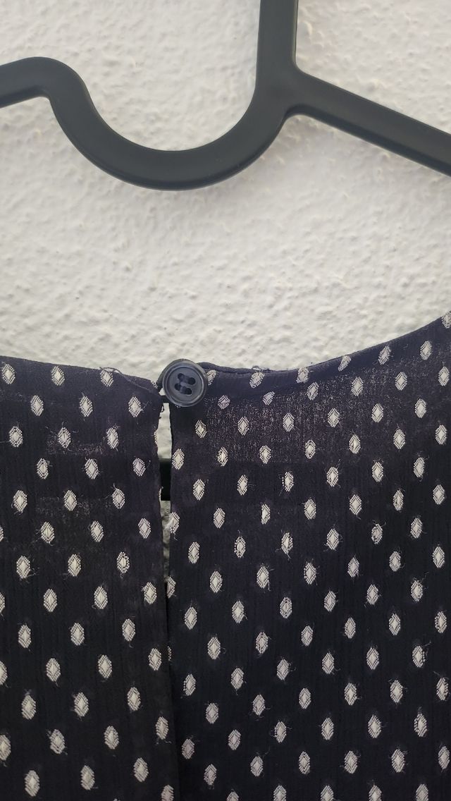 Blusa azul navy - HM lunares