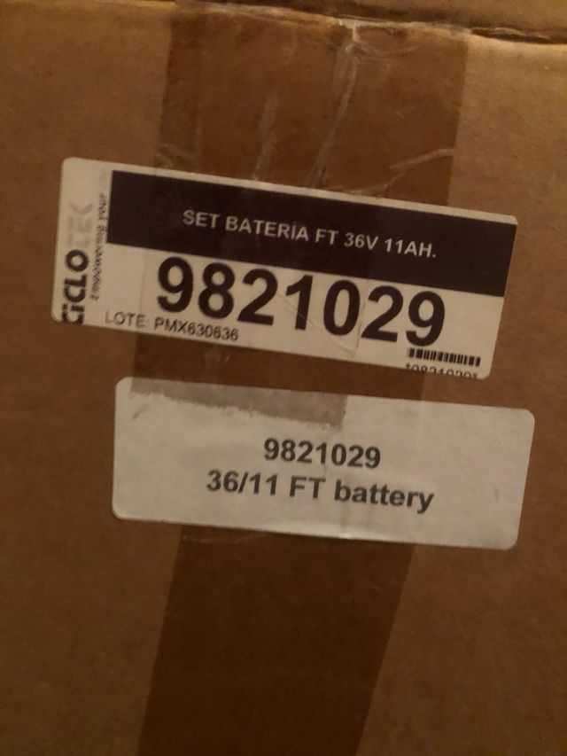 Batería CicloTek 36V 11Ah + Cargador