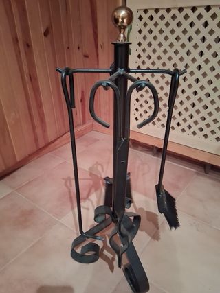 Utensilios para chimeneas.