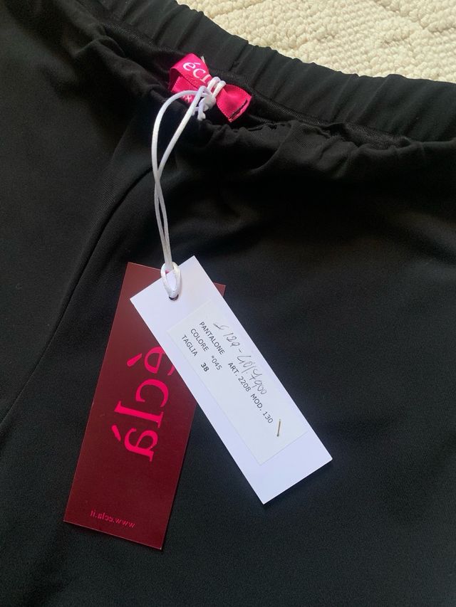 Pantaloni Eclà neri