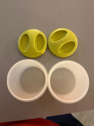 2 Recipientes Chicco para papilla