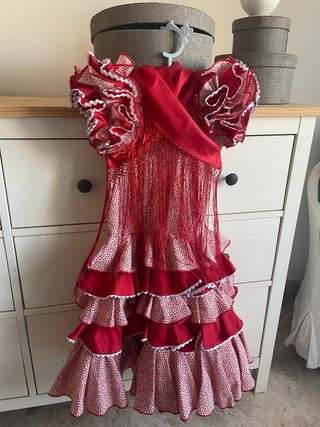 Traje de flamenca niña roney