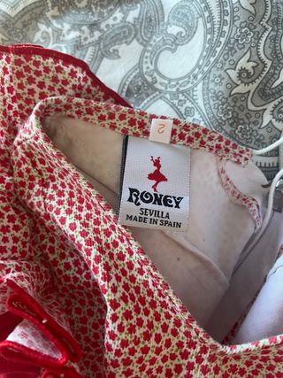 Traje de flamenca niña roney