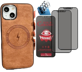 Funda Cuero iPhone 16/16Pro/16ProMax/16 Plus+PP+PC