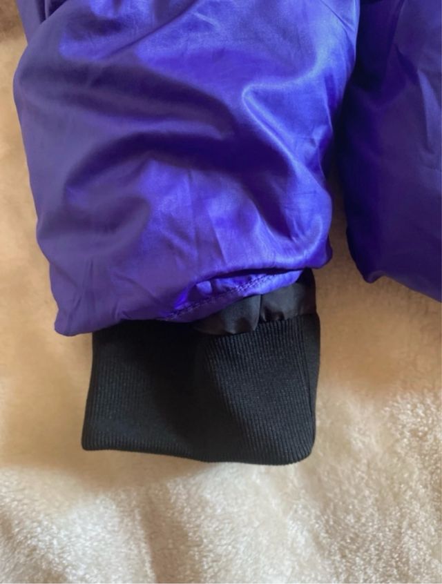 Giubbino Invernale Nero Viola