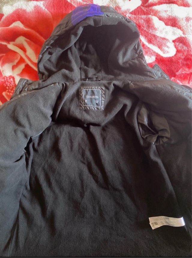 Giubbino Invernale Nero Viola