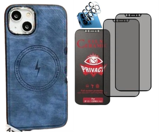 Funda Cuero iPhone 16/16Pro/16ProMax/16 Plus+PP+PC