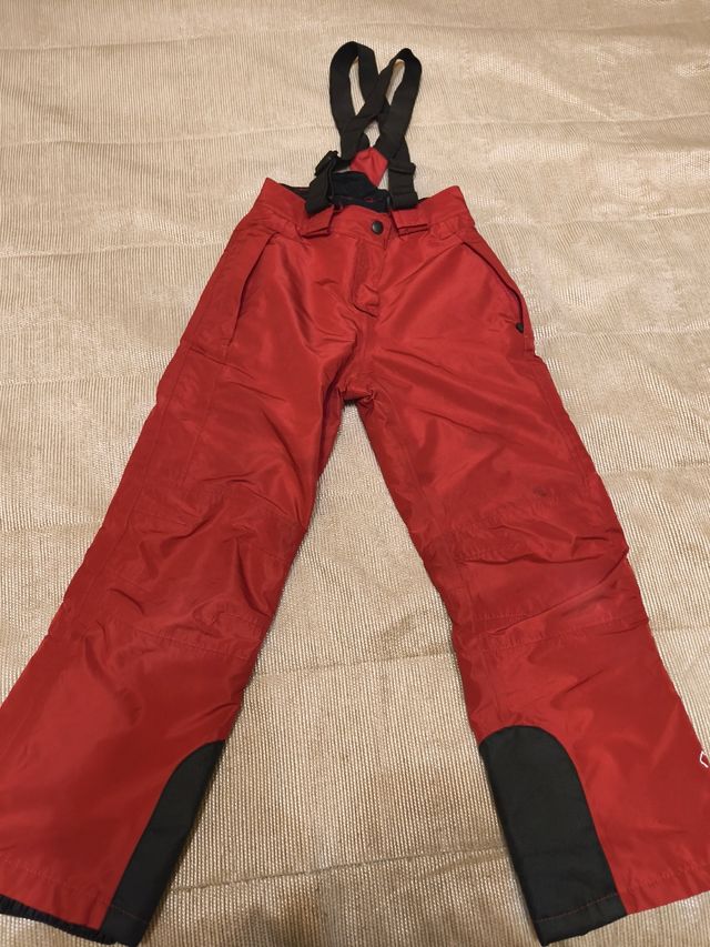 Pantalones nieve niñ@ rojos