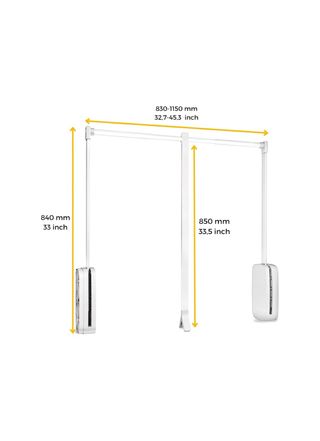 Colgador abatible para armario