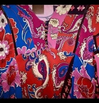 Vestido boho estampado talla S