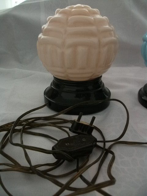 Lampara vintage años 50, lamparas mesita, 