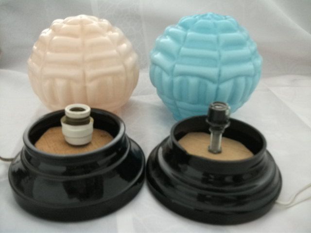 Lampara vintage años 50, lamparas mesita, 