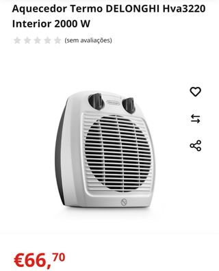 Aquecedor DeLonghi HVA3220 2000W