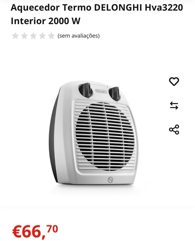 Aquecedor DeLonghi HVA3220 2000W