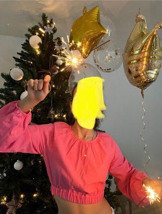 Camisa crop rosa niña