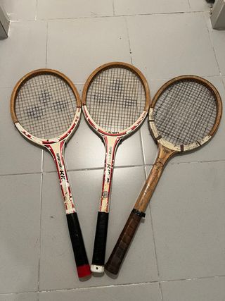 3 Raquetas Tenis Vintage