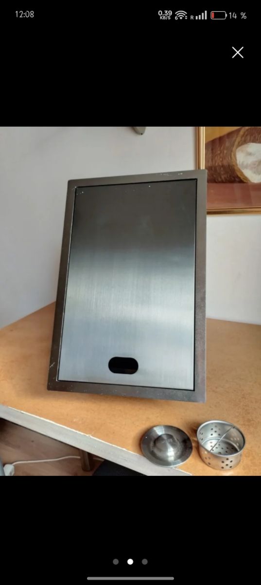 Fregadero acero + grifo negro