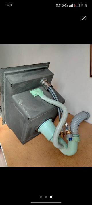 Fregadero acero + grifo negro