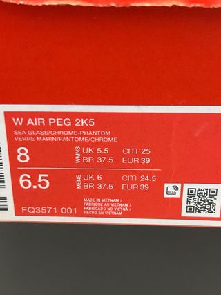 Nike Air Pegasus 2k5 zapatillas 39