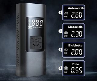 Compressore Auto Portatile Digitale Gonfiatore Ele