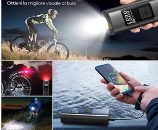 Compressore Auto Portatile Digitale Gonfiatore Ele