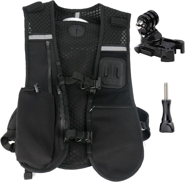 Lupholue Chaleco hidratación Soporte cámara acción