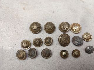 Botones militares guerra civil y posguerra