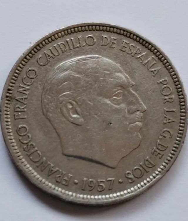 Moneda 1957 Franco
