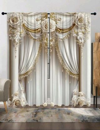 2 UND de Cortinas nueva 115*270