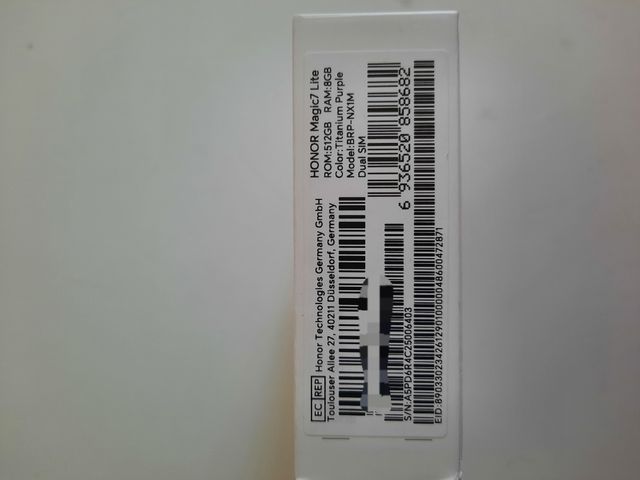 Smartphone honor macic7 lite 512GB