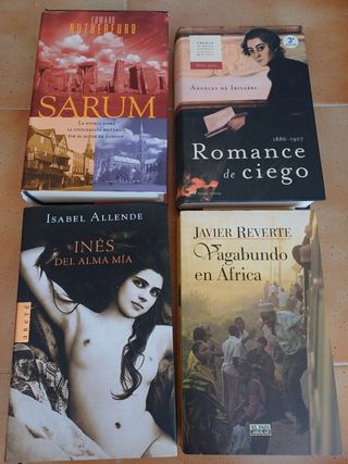 Lote de libros novela y histórica 