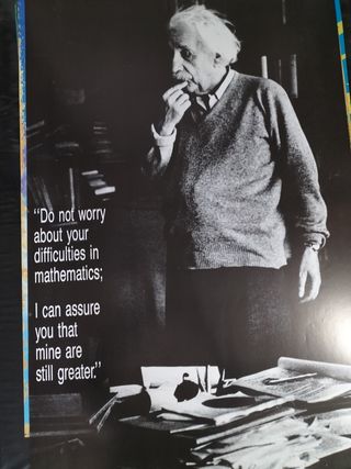 Poster di Albert Einstein.