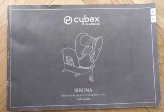 Silla coche Cybex Sirona con reductor