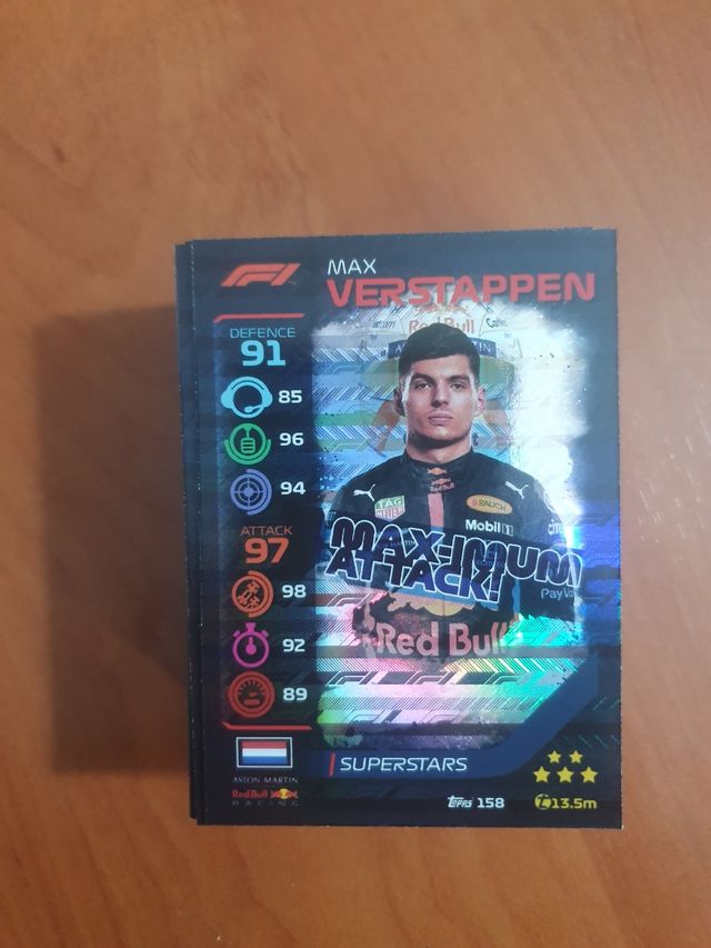 91 Cartas Topps F1 2020