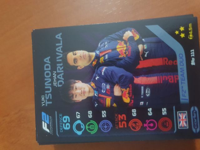 91 Cartas Topps F1 2020