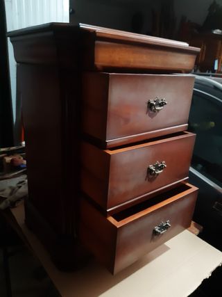 Mesitas noche madera - Marrón