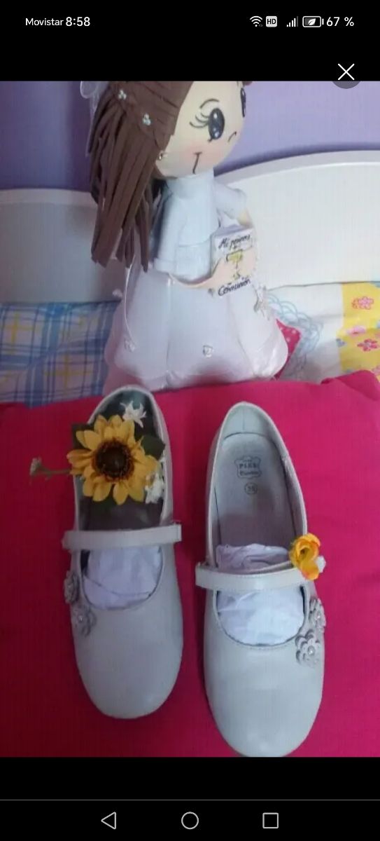 Zapatos comunión niña - Nuevos de PIEL.