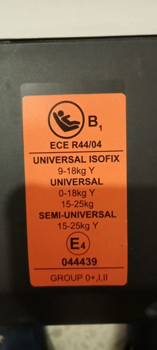 Silla coche para niño