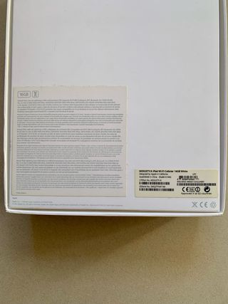 Scatola vuota iPad 4a gen MD525TY /A