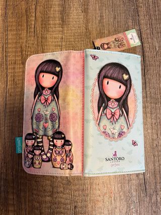 Monedero Santoro Gorjuss 19X 10cm anch;profund 3cm