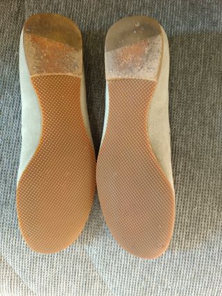 Ballerine camoscio verdi
