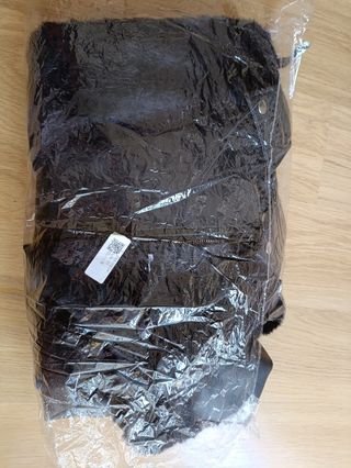 Chaqueta negra piel sintética