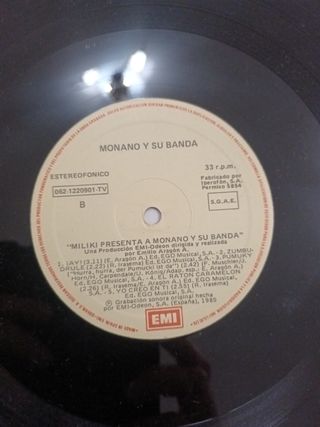 Vinilo Infantil - Monano y su Banda