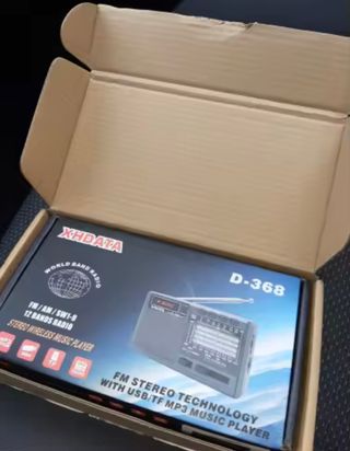 XHDATA D-368 Radio Estéreo Portátil FM AM SW Repr