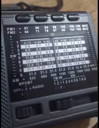 XHDATA D-368 Radio Estéreo Portátil FM AM SW Repr