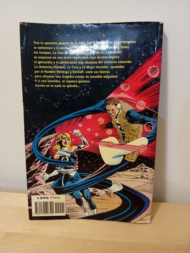 Los 4 fantásticos in memorias.