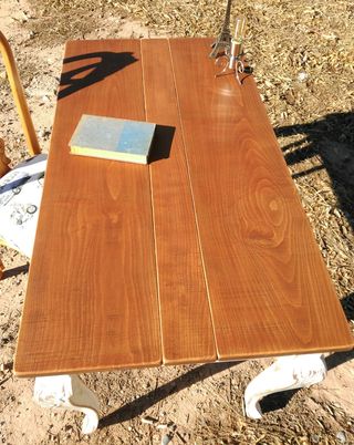 Mesa-escritorio vintage artesanal