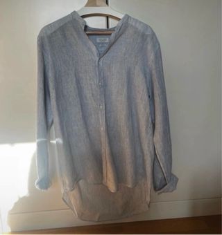 Camisa Zara azul - Manga Larga