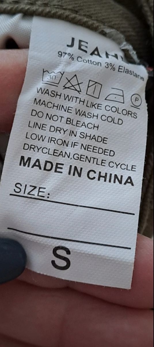 Pantalon vaquero de mujer, de campana, talla S